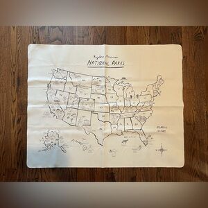 Gathre National Parks USA Map - Midi